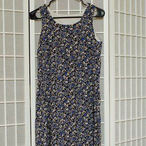 Handmade Vintage 1990s Floral Dress